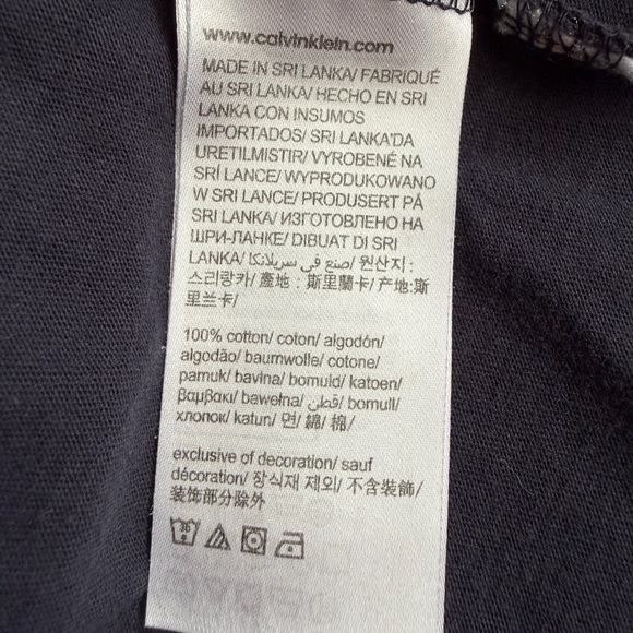 Calvin Klein Men's Dark Blue Long Sleeve Tee Size M - Picture 5 of 5